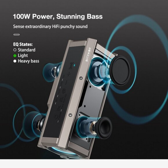 BlitzWolf BW-WA3 100 Watt Bluetooth 5.0 speaker - Picture 2 of 3